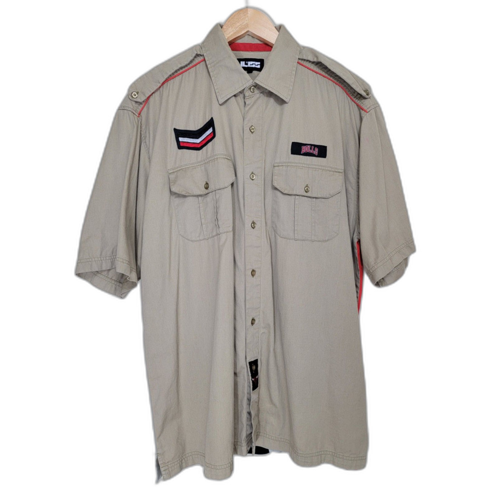 ILISS Chicago Bulls Khaki Shirt - XL